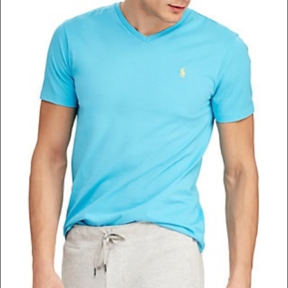 Polo | V-neck Tee | Turquoise